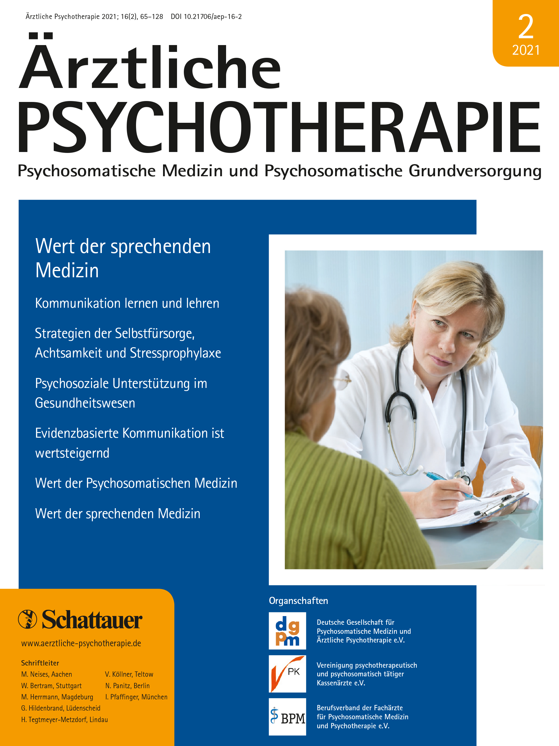 Ärztliche Psychotherapie, Mai 2021, 16. Jahrgang, Ausgabe 2, pp 79-84