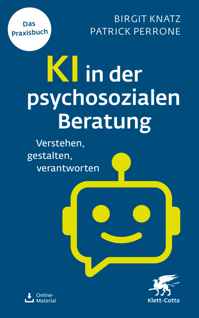 Buchcover des Buchs „KI in der psychosozialen Beratung“